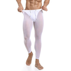 sexy gay man in white Gay Leggings | Men's Breathable Mesh Leggings - pridevoyageshop.com - gay men’s underwear and activewear