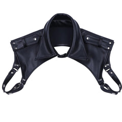 Black Leather Chest Harness: Clubbing Wear for Guys- pridevoyageshop.com - gay men’s harness, lingerie and fetish wear