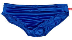 blue Gay Swimwear | Men's Transparent Swim Briefs - pridevoyageshop.com - gay men’s underwear and swimwear