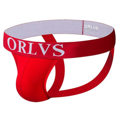 Red ORLV Sexy Jockstrap Men's Jock Underwear for Timeless Style - pridevoyageshop.com - gay men’s underwear and swimwear