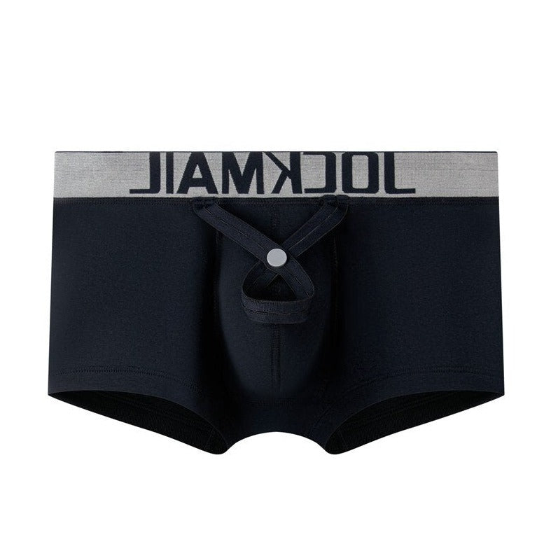 details of Jockmail Classic Cock Ring Boxers | Gay Underwear