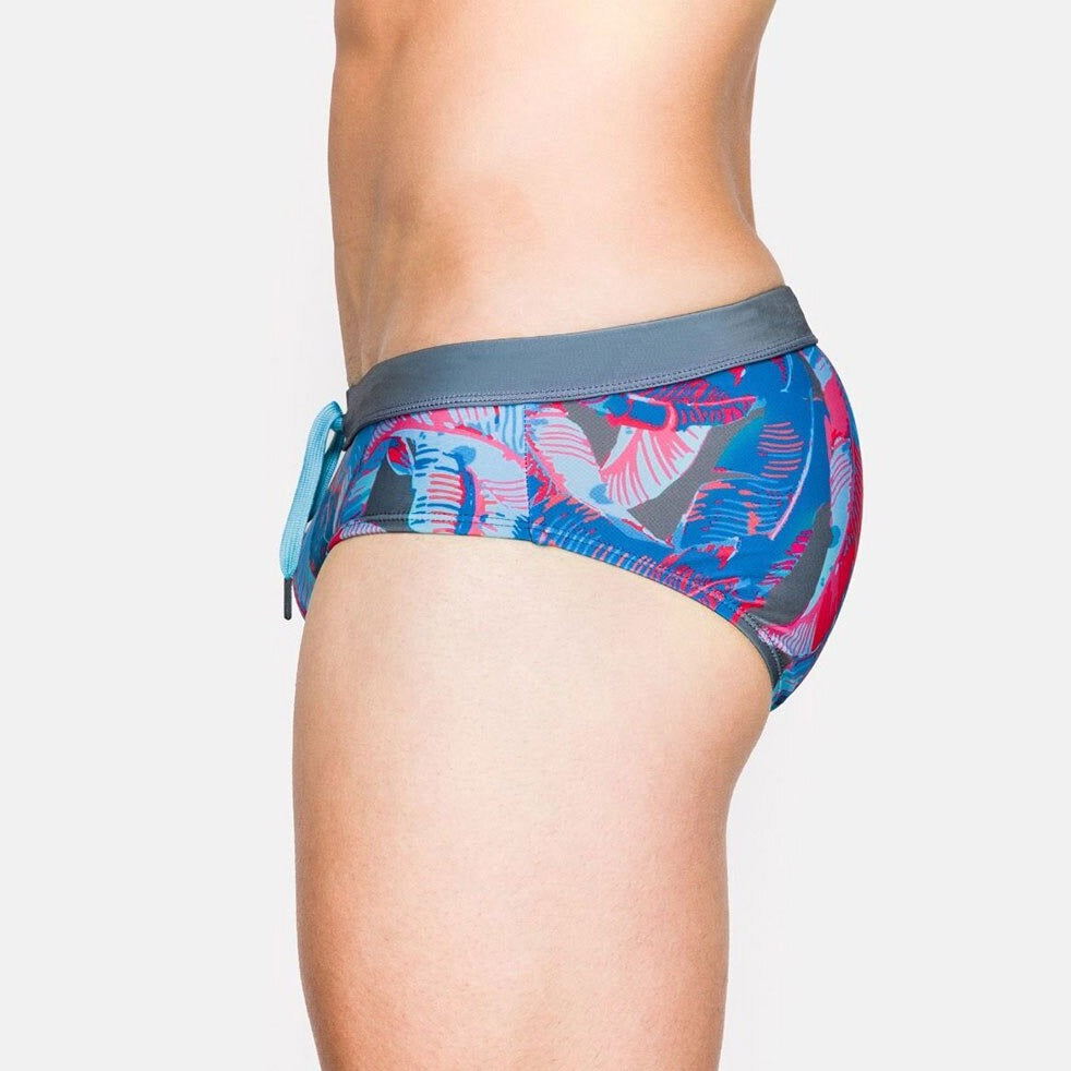 hot gay man in Gay Swimwear | Men's Tropical Swim Brief- pridevoyageshop.com - gay men’s underwear and swimwear