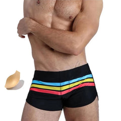 a hot gay man in black Men's Beach House Swim Briefs - pridevoyageshop.com - gay men’s underwear and swimwear