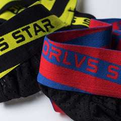 details of ORLVS STAR Men's Mesh G-String Jockstrap Underwear - pridevoyageshop.com - gay men’s underwear and swimwear