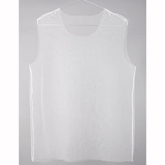 white Gay Tops | Men's Ultra-thin Transparent Tank Top - pridevoyageshop.com - gay men’s gym tank tops, mesh tank tops and activewear