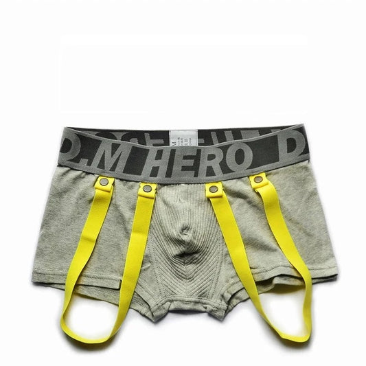 dark gray DM Gay Men's Hero Reverse Jockstrap - pridevoyageshop.com - gay men’s underwear and swimwear