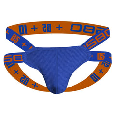 Blue  OBSO Designer Jock Strap: Exotic Underwear for Men