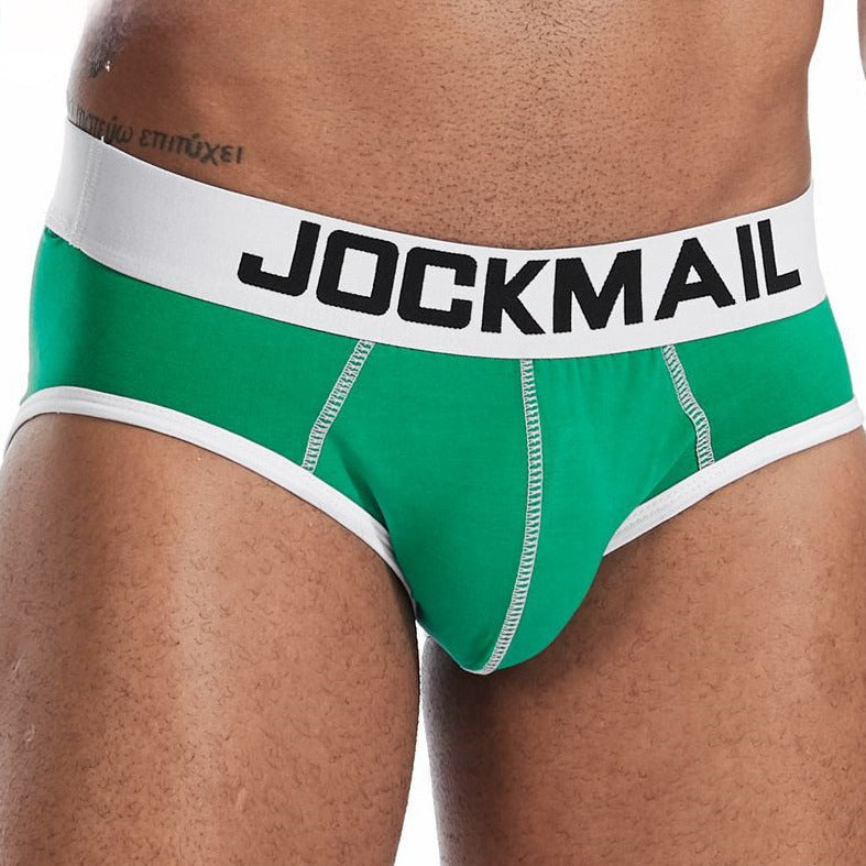 green Classic Modal Men's Briefs with pouch: Best Gay Underwear - pridevoyageshop.com - gay men’s underwear and swimwear