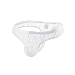 white T-back Mesh Thong: Best Men's Pouch Underwear and Gay Lingerie - pridevoyageshop.com - gay men’s underwear and swimwear