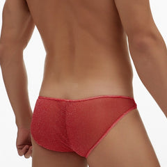 red See Through Mesh Briefs | Gay Underwear- pridevoyageshop.com - gay men’s underwear and swimwear