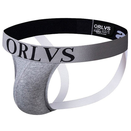 Gray ORLV Sexy Jockstrap: Men's Jock Underwear for Timeless Style - pridevoyageshop.com - gay men’s underwear and swimwear