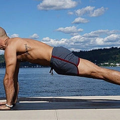 sexy gay hunks in Gay Shorts | Gay Bear Paw Gym Shorts - Men's Activewear, gym short, sport shorts, running shorts- pridevoyageshop.com