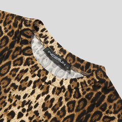 details of Gay Bodysuit and Singlet | Men's Leopard Print Bodysuit - Men's Singlets, Bodysuits, Leotard & Unitard - pridevoyageshop.com