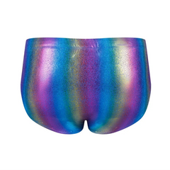 Holographic Rainbow Men’s Venom Lust Swim Briefs with Pad - pridevoyageshop.com - gay men’s sexy swim briefs, trunks, board shorts, and bikinis