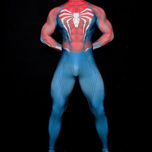 hot gay man in Men's SuperHero Bodysuit: PS5 Spiderman Costume - pridevoyageshop.com - gay men’s underwear and costumes