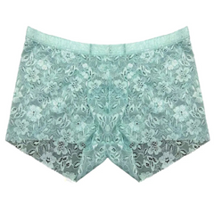 Lake blue Men’s Lace Lover Boxer - pridevoyageshop.com - gay men’s thongs, boxers, briefs and jockstraps