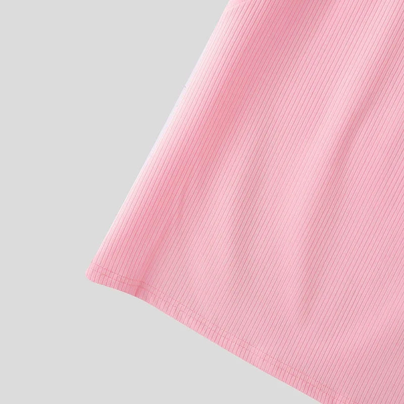 Market Days Zip Detail Ribbed Tank - pridevoyageshop.com - gay men's fashion, clubwear, party outfit