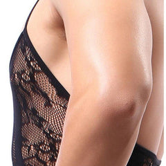 sexy gay man in Mens Erotic Lace Bodystocking | Gay Lingerie - pridevoyageshop.com - gay men’s bodystocking, lingerie, fishnet and fetish wear