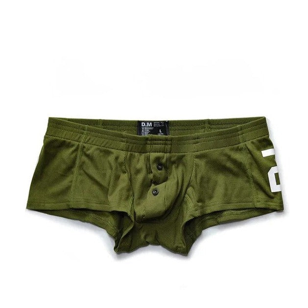 army green DM Corduroy Boxer Briefs - pridevoyageshop.com - gay men’s underwear and swimwear