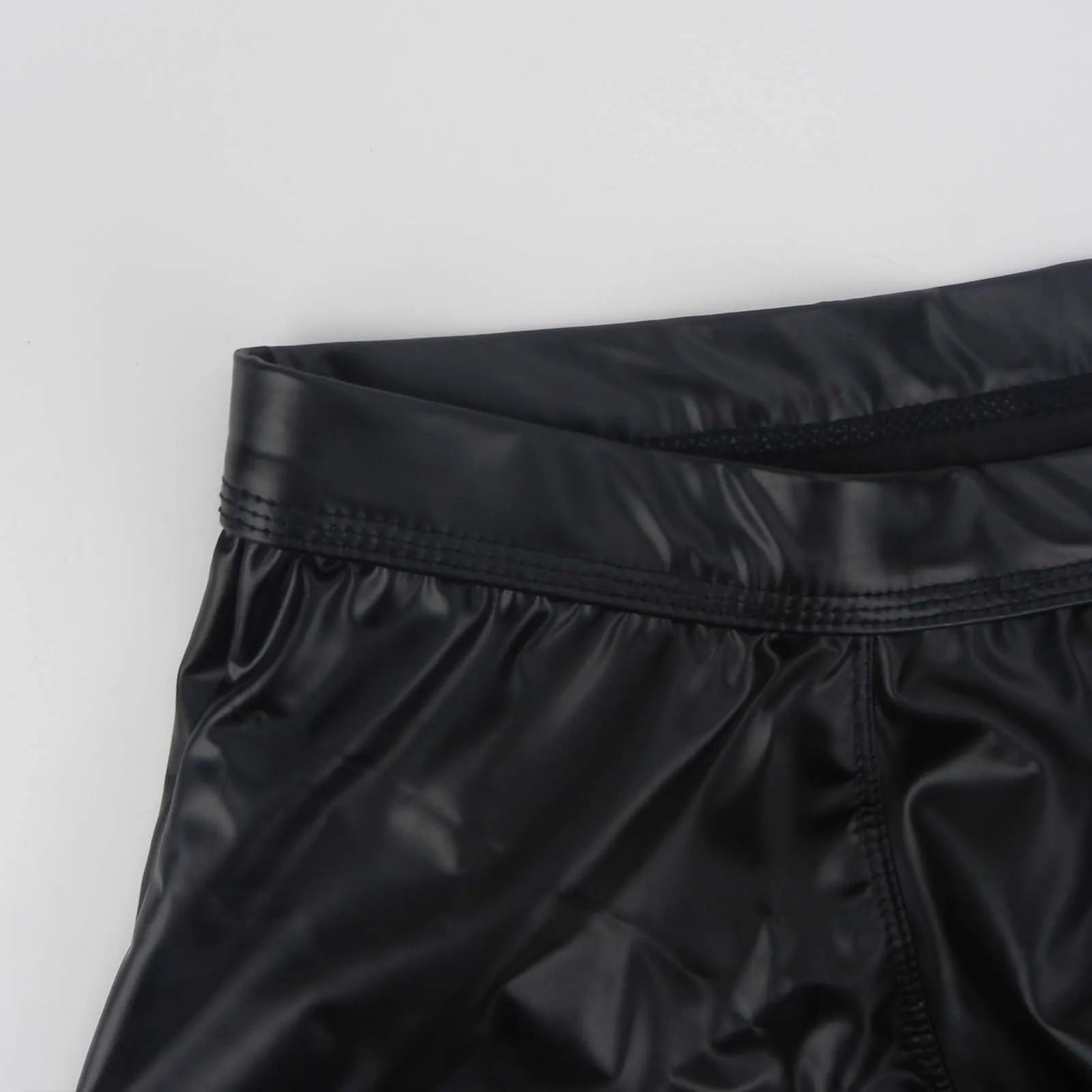 Men’s Bare Cheeks PU Leather Boxer - pridevoyageshop.com - gay men’s thongs, boxers, briefs and jockstraps
