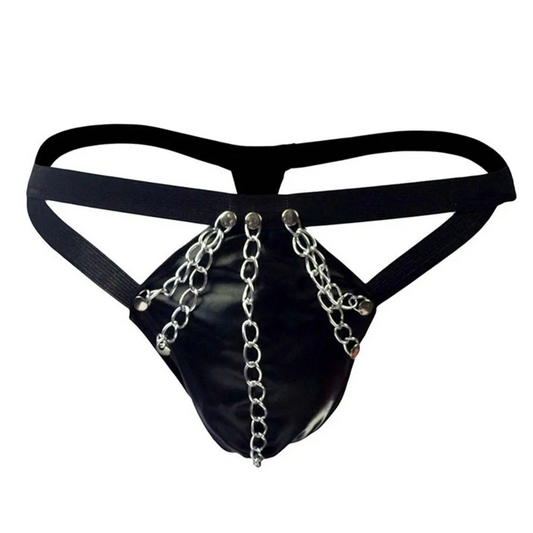 Men’s Chain Fetish Thong - pridevoyageshop.com - gay men’s thongs, boxers, briefs and jockstraps