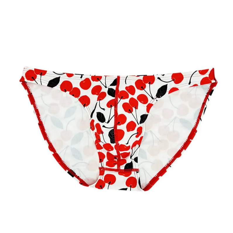 Men’s Cherry Poppin’ Swim Briefs - pridevoyageshop.com - gay men’s sexy swim briefs, trunks, board shorts, and bikinis