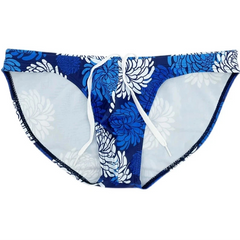 Men’s Chrysanthemum Tease Swim Briefs - pridevoyageshop.com - gay men’s sexy swim briefs, trunks, board shorts, and bikinis