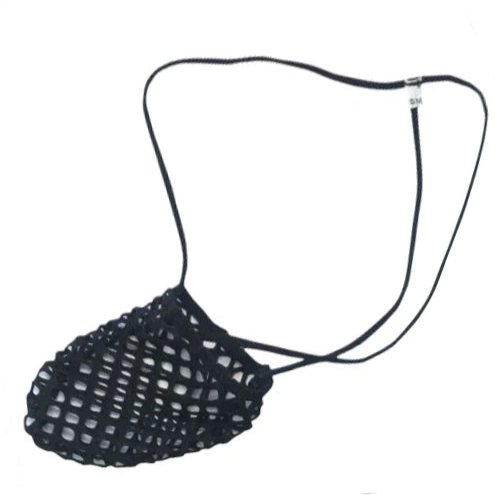 Men’s Cock Snare Net Thong - pridevoyageshop.com - gay men’s thongs, boxers, briefs and jockstraps