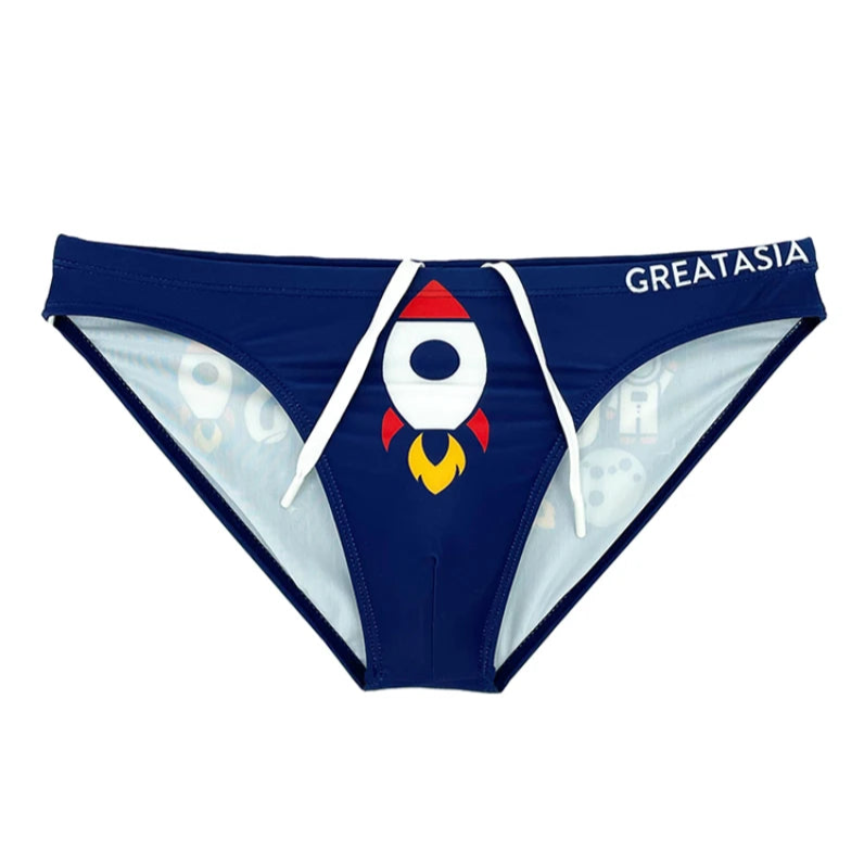 Men’s Cosmic Orbit Micro Swim Briefs - pridevoyageshop.com - gay men’s sexy swim briefs, trunks, board shorts, and bikinis
