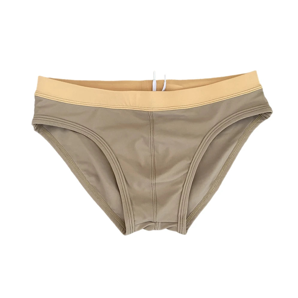 Men’s Creamy Dream Nude Swim Briefs - pridevoyageshop.com - gay men’s sexy swim briefs, trunks, board shorts, and bikinis