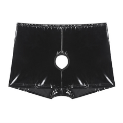 Men’s Double-Hole Glossy Boxer Shorts - pridevoyageshop.com - gay men’s thongs, boxers, briefs and jockstraps