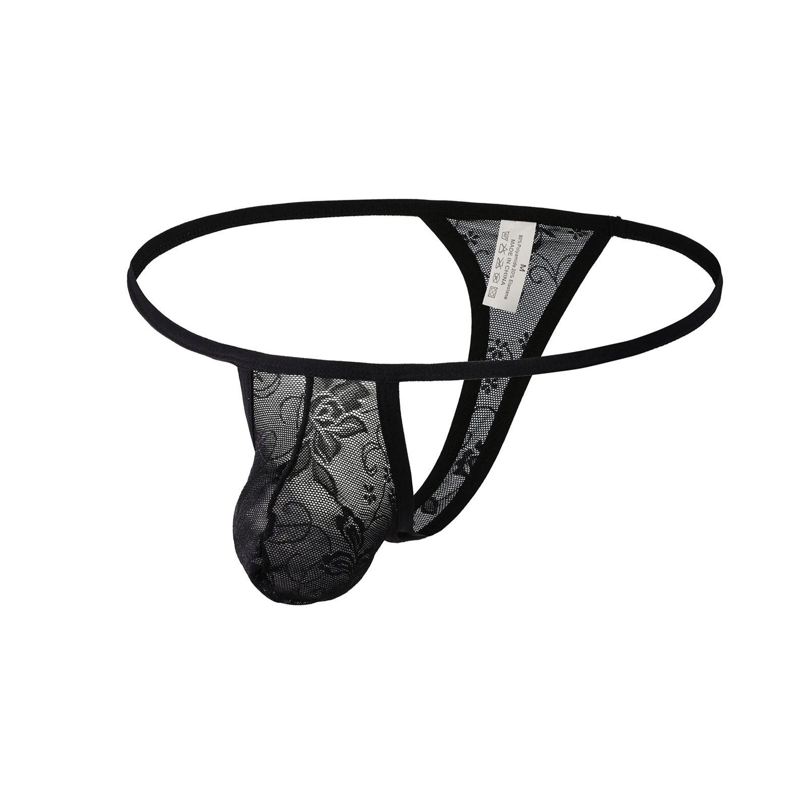Men’s Lace Bulge Blossom G-String - pridevoyageshop.com - gay men’s thongs, boxers, briefs and jockstraps