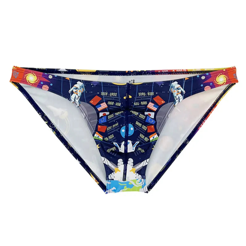 Men’s Orbit My Booty Space Bikini Swim Briefs - pridevoyageshop.com - gay men’s sexy swim briefs, trunks, board shorts, and bikinis