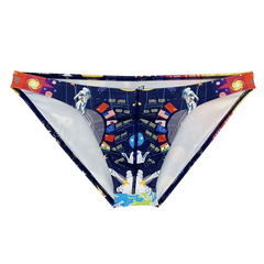 Men’s Orbit My Booty Space Bikini Swim Briefs - pridevoyageshop.com - gay men’s sexy swim briefs, trunks, board shorts, and bikinis