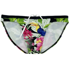 Men’s Peck Me Paradise Swim Briefs - pridevoyageshop.com - gay men’s sexy swim briefs, trunks, board shorts, and bikinis