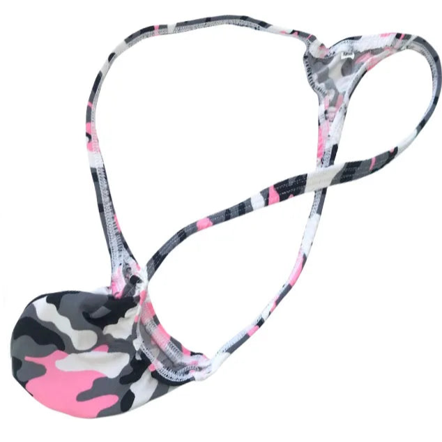 Men’s Pink Camo Rendezvous Thong - pridevoyageshop.com - gay men’s thongs, boxers, briefs and jockstraps