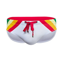 Men’s Pride Passion Swim Brief with Pad - pridevoyageshop.com - gay men’s sexy swim briefs, trunks, board shorts, and bikinis