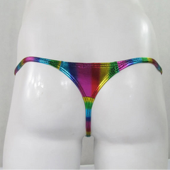 Men’s Pride Rainbow Radiance Thong - pridevoyageshop.com - gay men’s thongs, boxers, briefs and jockstraps