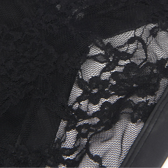 Men’s ShadowPlay Lace and PU Leather Briefs - pridevoyageshop.com - gay men’s thongs, boxers, briefs and jockstraps