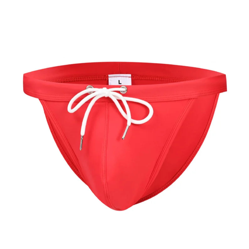 Men’s Show Pony Drawstring Swim Briefs - pridevoyageshop.com - gay men’s sexy swim briefs, trunks, board shorts, and bikinis