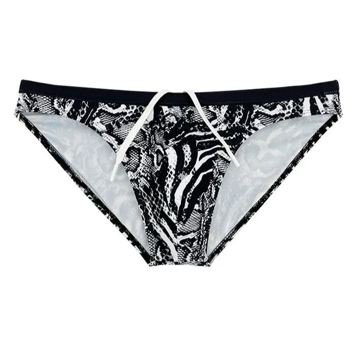 Men’s Sssnatch Me Snake Bikini Swim Briefs - pridevoyageshop.com - gay men’s sexy swim briefs, trunks, board shorts, and bikinis