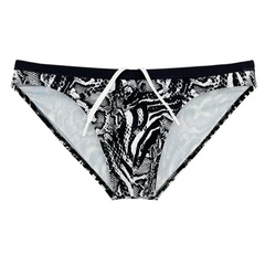 Men’s Sssnatch Me Snake Bikini Swim Briefs - pridevoyageshop.com - gay men’s sexy swim briefs, trunks, board shorts, and bikinis