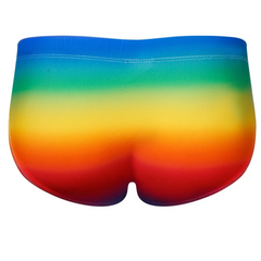Men’s Taste the Rainbow Swim Briefs - pridevoyageshop.com - gay men’s sexy swim briefs, trunks, board shorts, and bikinis