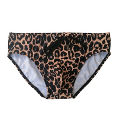 Men's Wildcat Leopard Bikini Swim Briefs - pridevoyageshop.com - gay men’s sexy swim briefs, trunks, board shorts, and bikinis