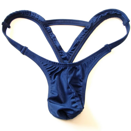 Navy blue Men’s Slingshot Seduction Thong - pridevoyageshop.com - gay men’s thongs, boxers, briefs and jockstraps