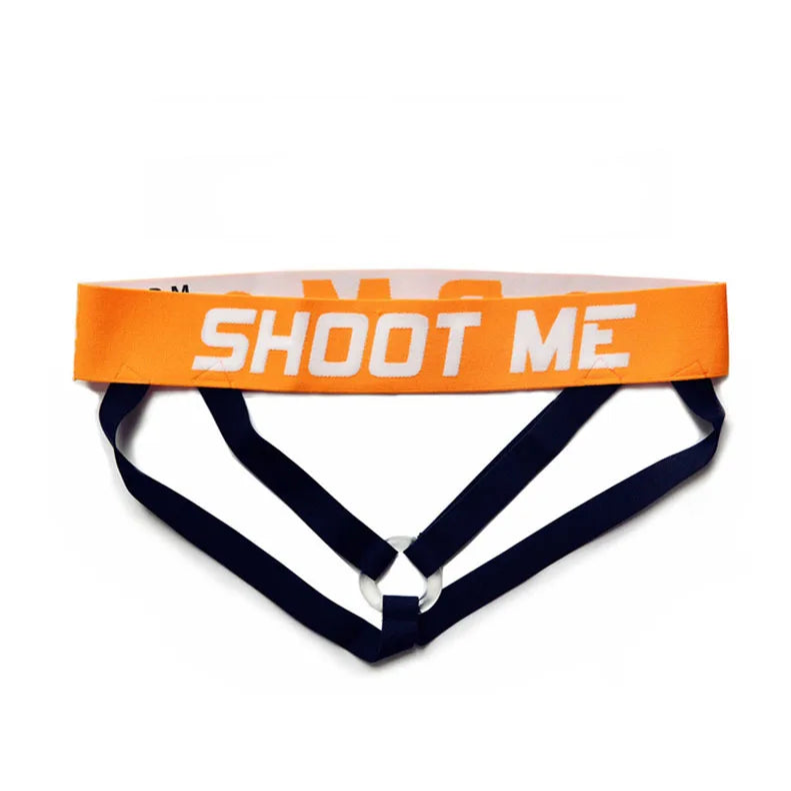 Orange DM Men’s Hardwired Cock Ring Thong - pridevoyageshop.com - gay men’s thongs, boxers, briefs and jockstraps