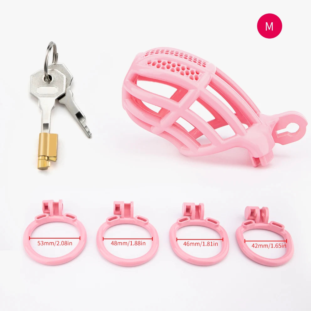 Pink BeggingBoi Chastity Cage from Pridevoyageshop