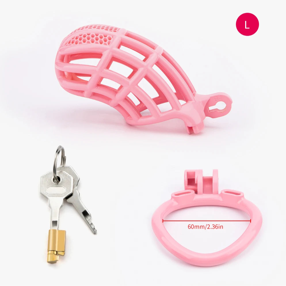 Pink BeggingBoi Chastity Cage from Pridevoyageshop