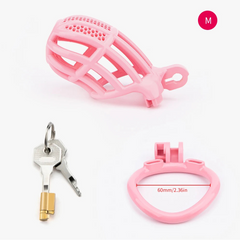 Pink BeggingBoi Chastity Cage from Pridevoyageshop