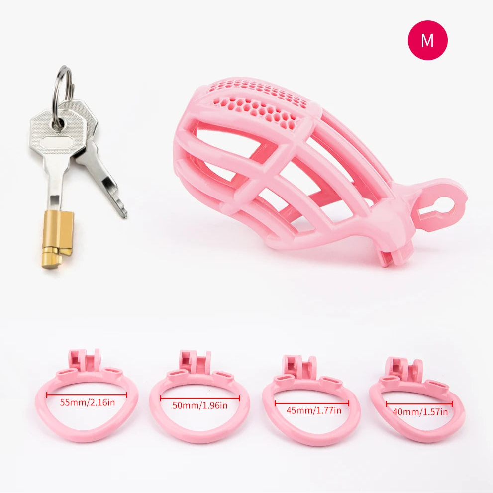 Pink BeggingBoi Chastity Cage from Pridevoyageshop